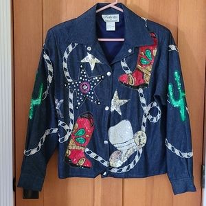 Harrison Morgan Felicity Western Sequined Jacket
